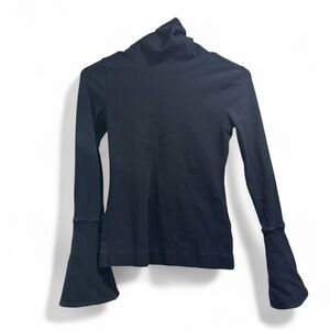 Free People Layered Neck Bell Sleeve, XS